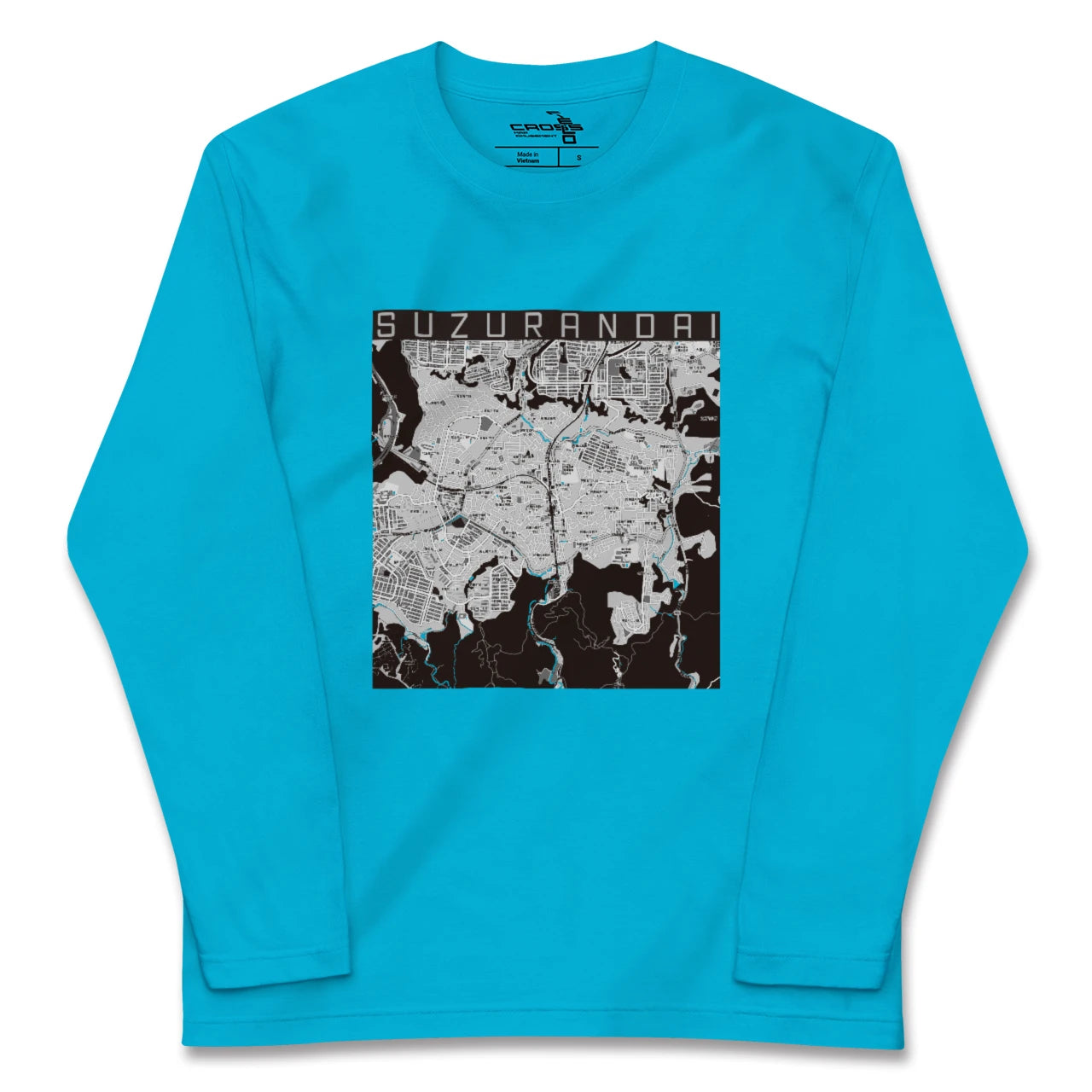 【鈴蘭台(兵庫県)】地図柄ロングスリーブTシャツ