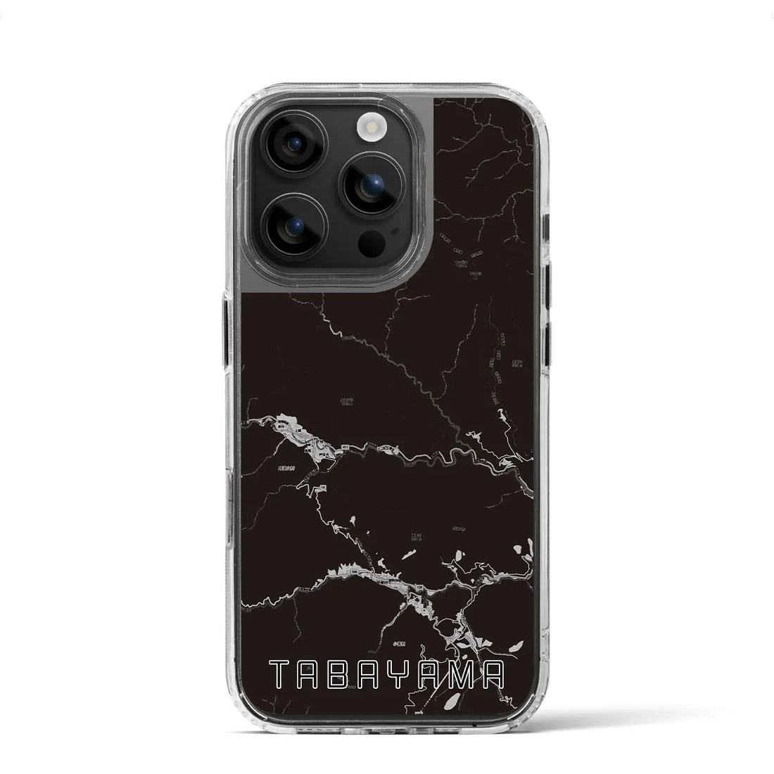 【丹波山(山梨県)】地図柄iPhoneケース(MagSafeタイプ)