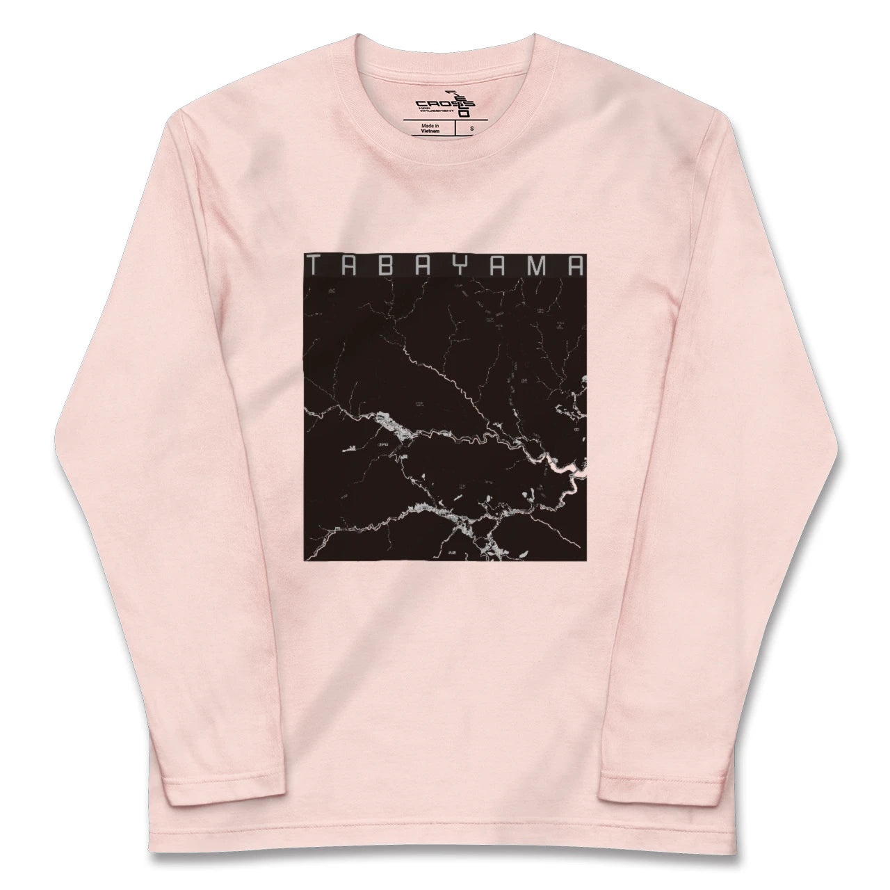 【丹波山(山梨県)】地図柄ロングスリーブTシャツ