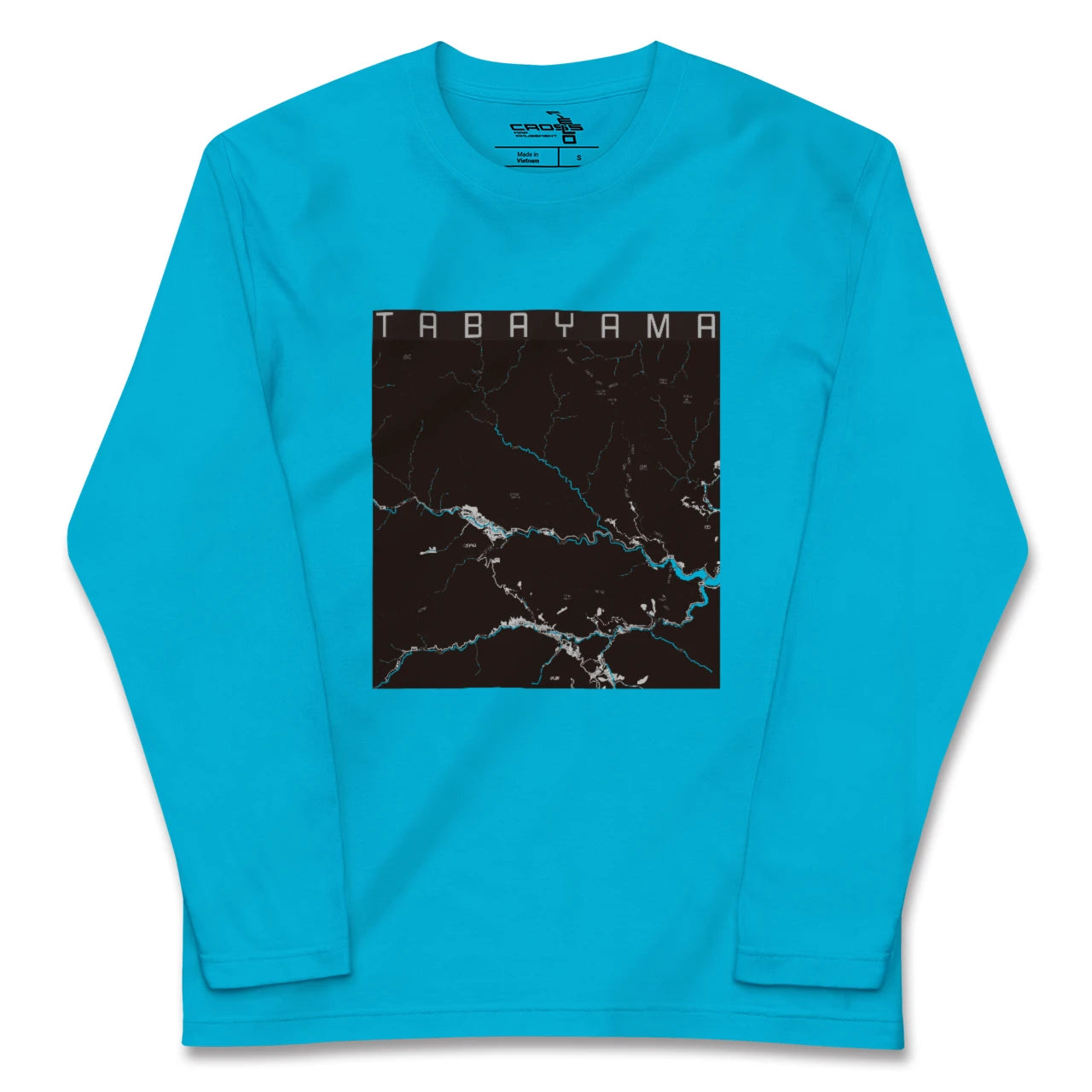 【丹波山(山梨県)】地図柄ロングスリーブTシャツ