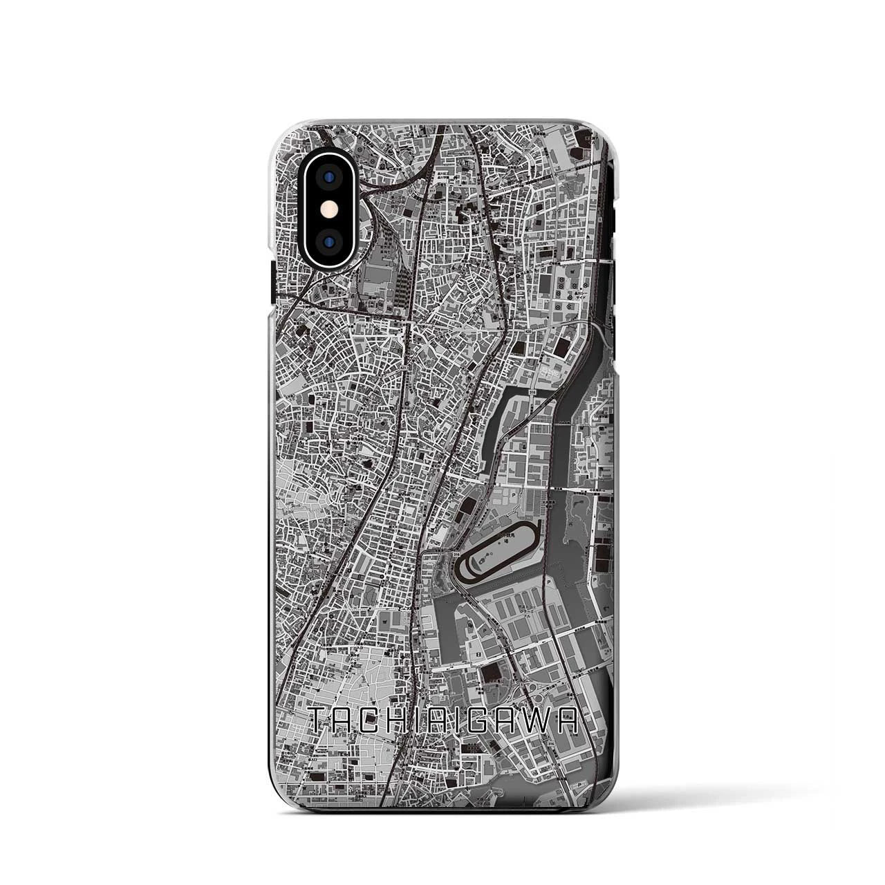 【立会川(東京都)】地図柄iPhoneケース(クリアタイプ)