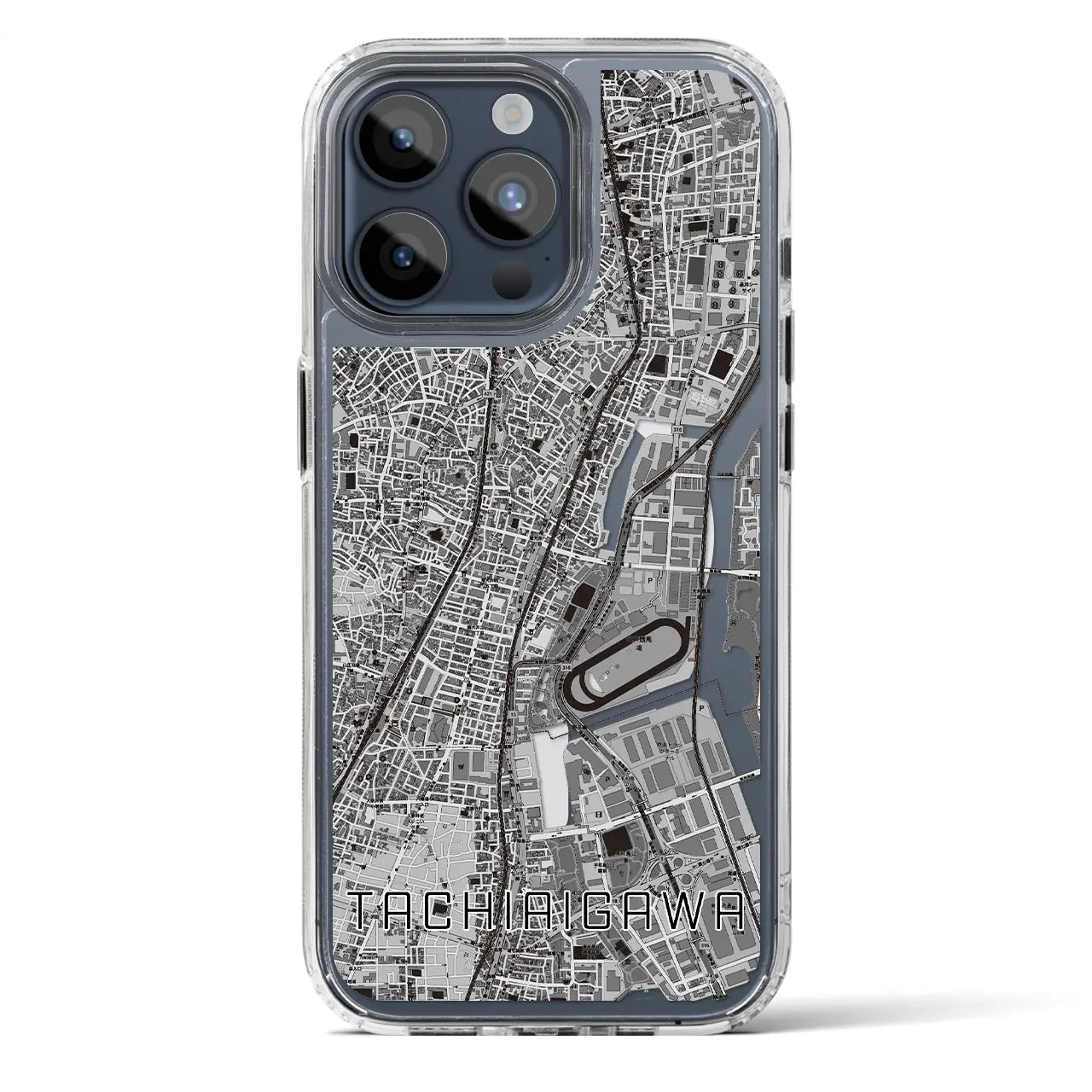 【立会川(東京都)】地図柄iPhoneケース(MagSafeタイプ)