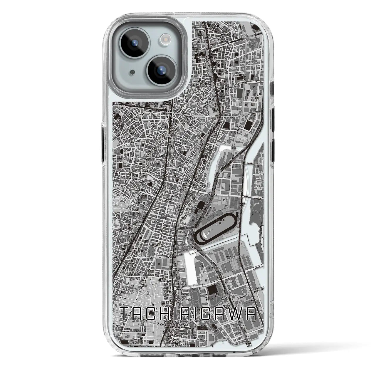 【立会川(東京都)】地図柄iPhoneケース(MagSafeタイプ)