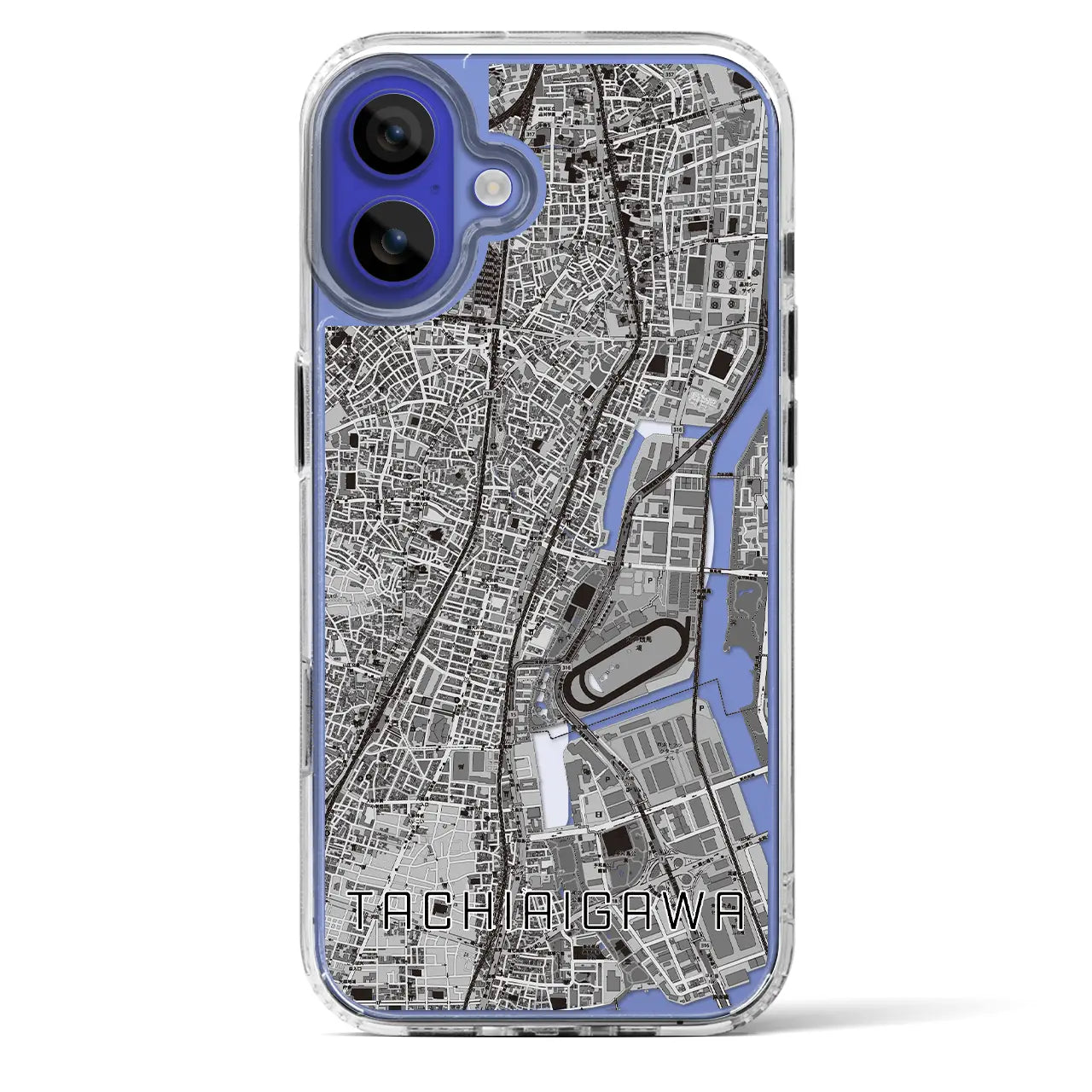 【立会川(東京都)】地図柄iPhoneケース(MagSafeタイプ)