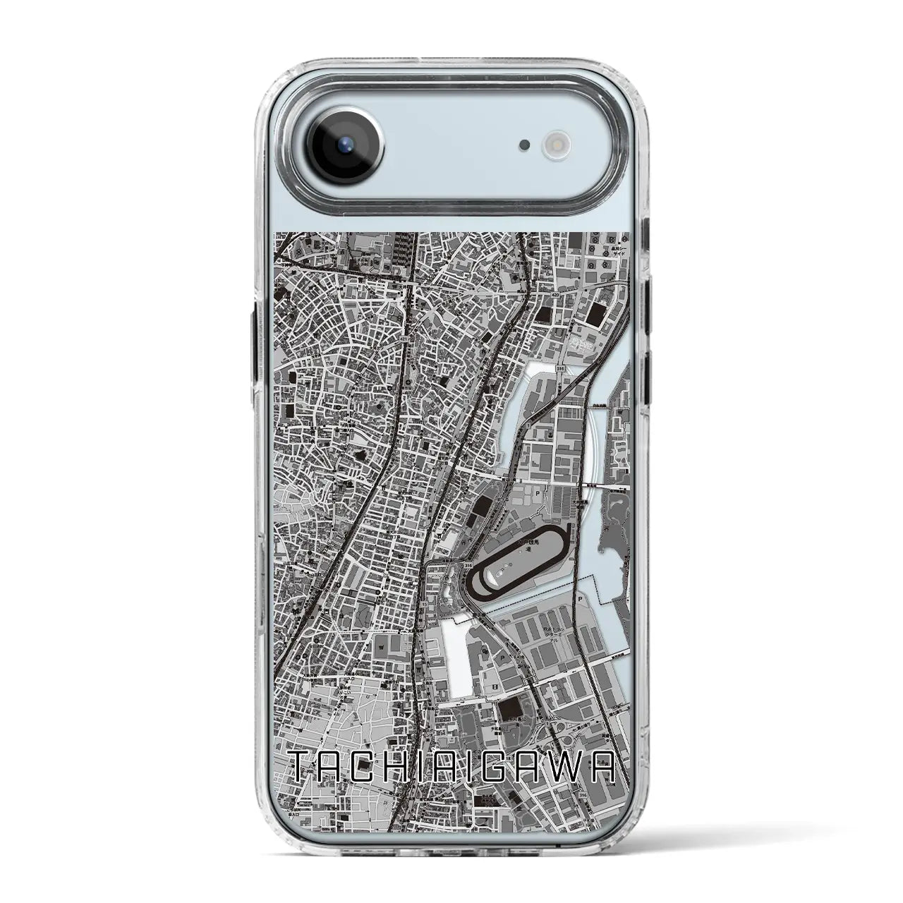 【立会川(東京都)】地図柄iPhoneケース(MagSafeタイプ)