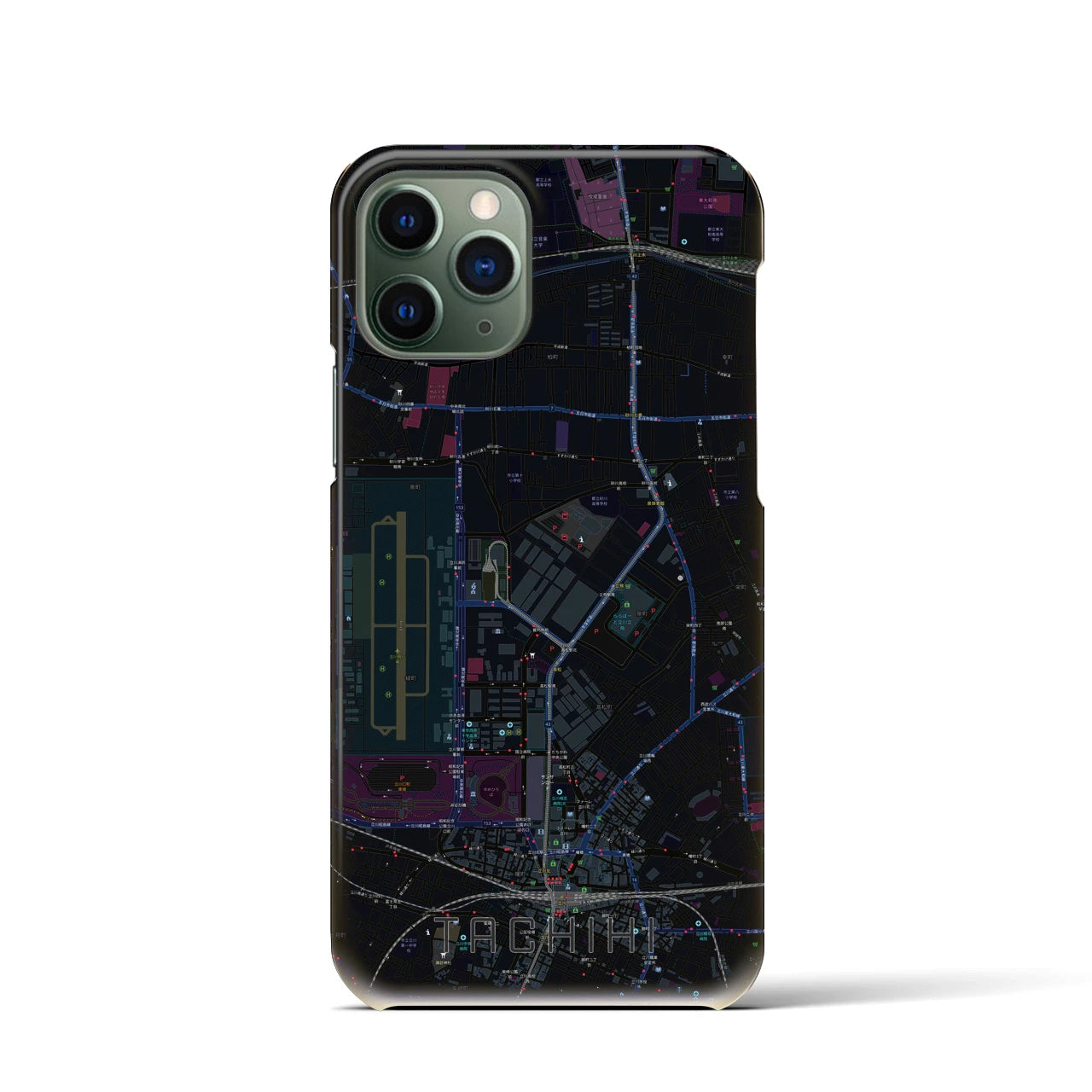 【立飛(東京都)】地図柄iPhoneケース(バックカバータイプ)
