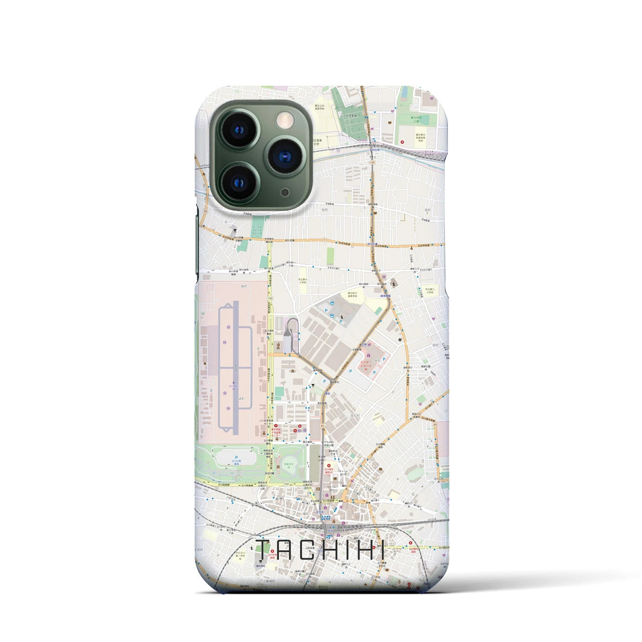 【立飛(東京都)】地図柄iPhoneケース(バックカバータイプ)