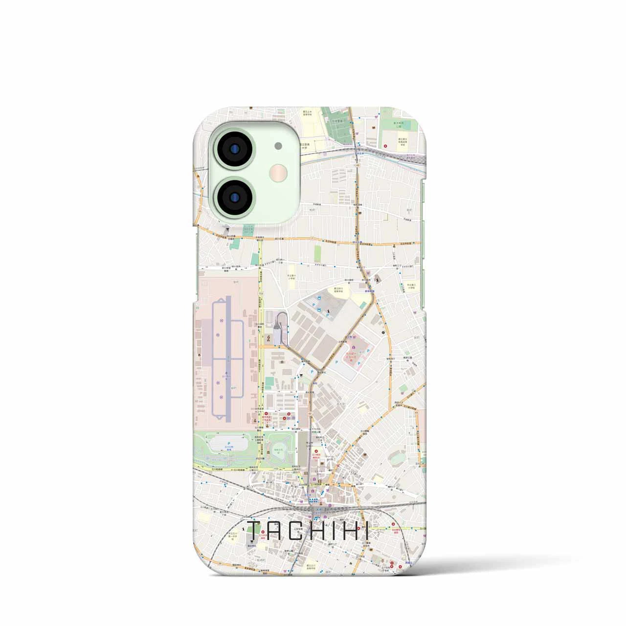 【立飛(東京都)】地図柄iPhoneケース(バックカバータイプ)