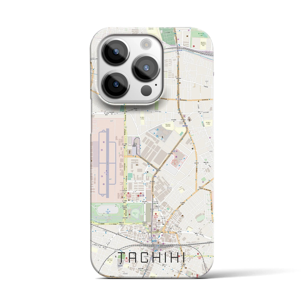 【立飛(東京都)】地図柄iPhoneケース(バックカバータイプ)