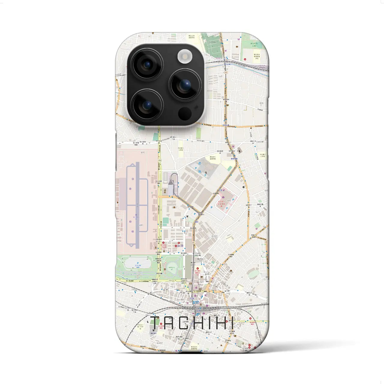 【立飛(東京都)】地図柄iPhoneケース(バックカバータイプ)