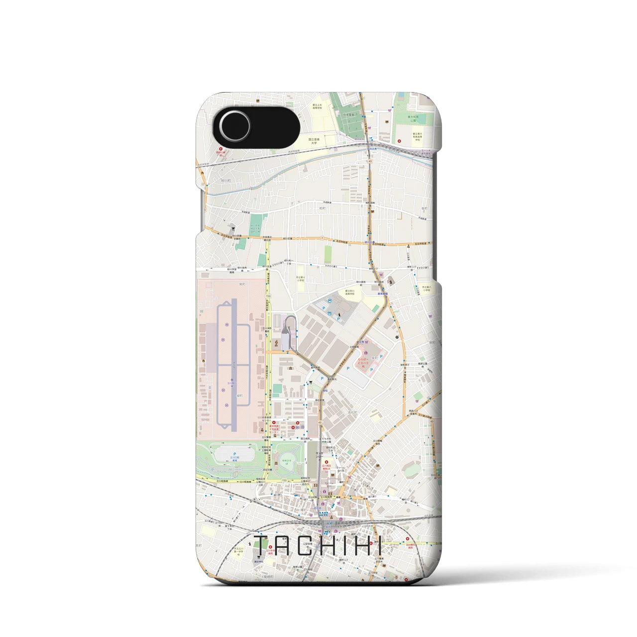【立飛(東京都)】地図柄iPhoneケース(バックカバータイプ)