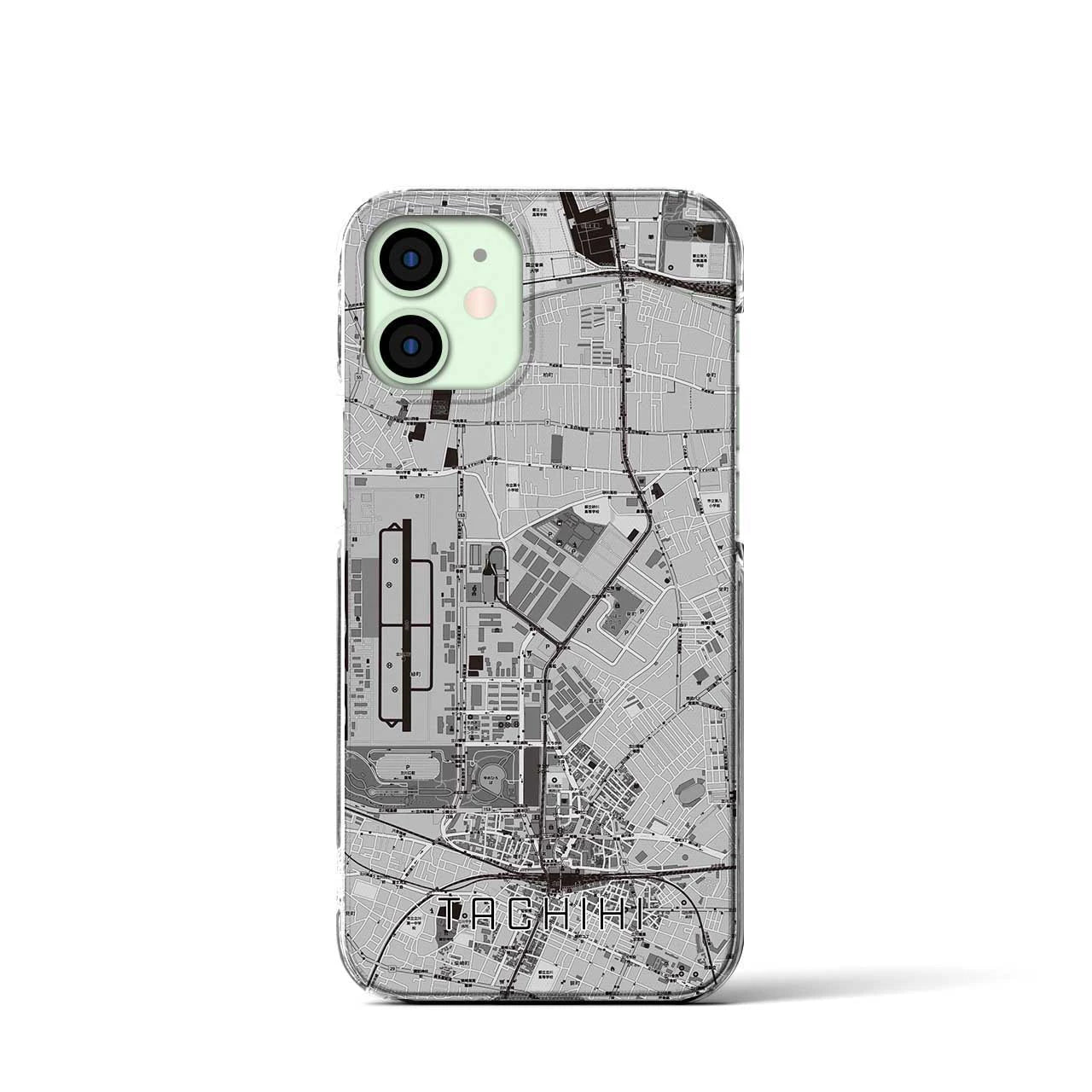 【立飛(東京都)】地図柄iPhoneケース(クリアタイプ)