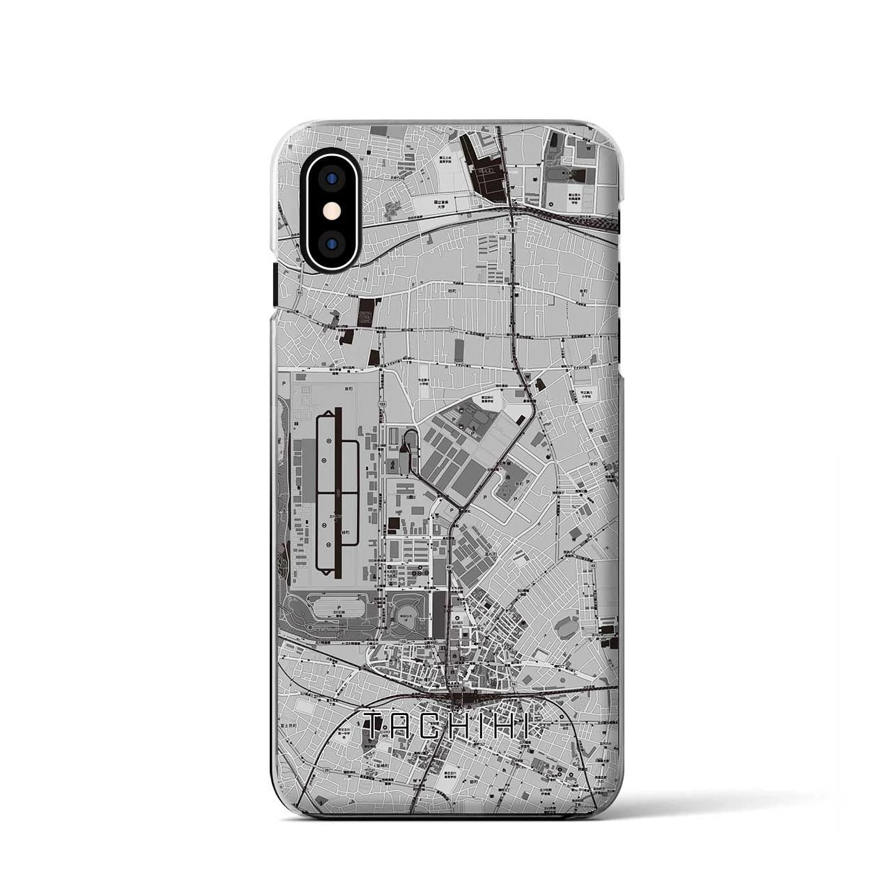 【立飛(東京都)】地図柄iPhoneケース(クリアタイプ)