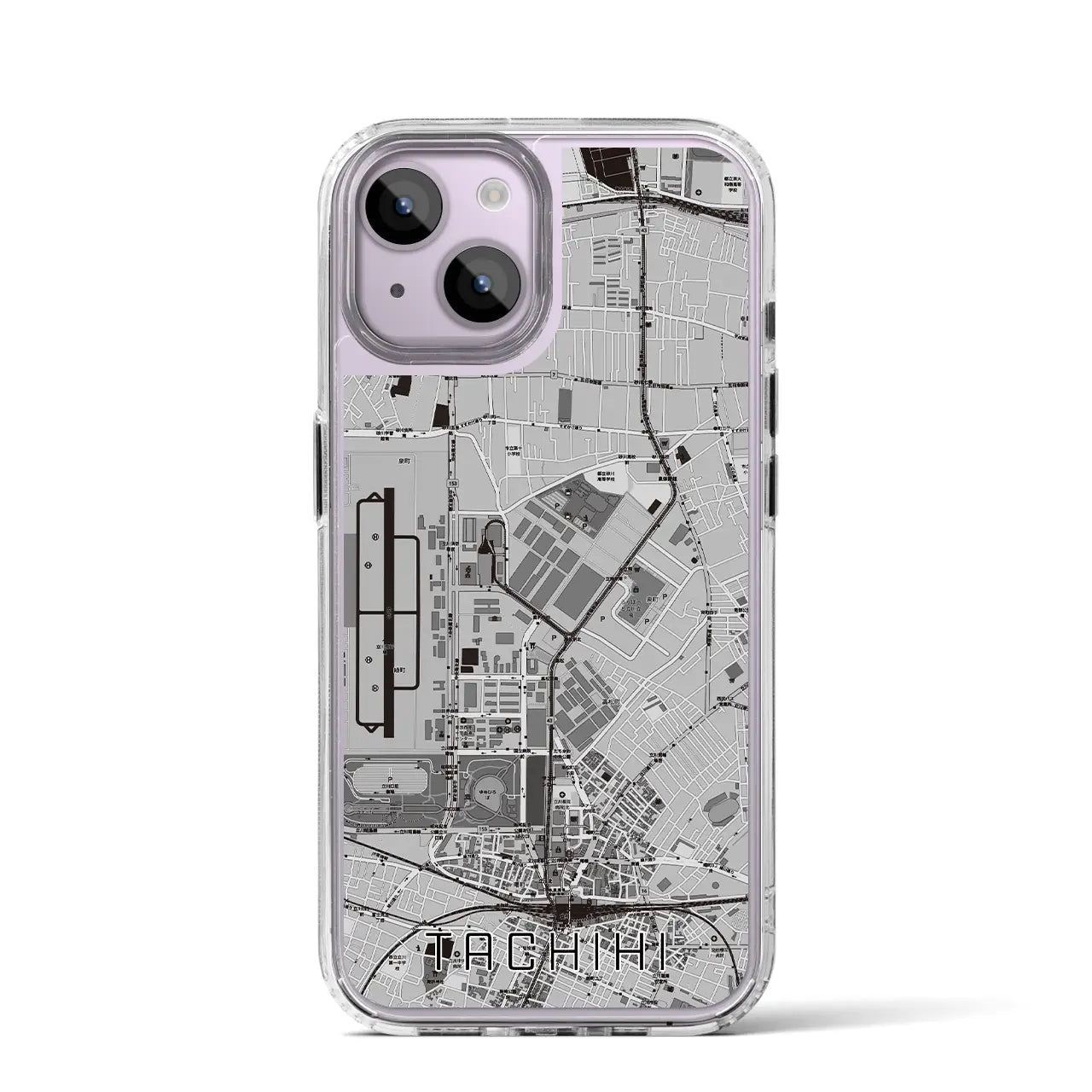 【立飛(東京都)】地図柄iPhoneケース(MagSafeタイプ)