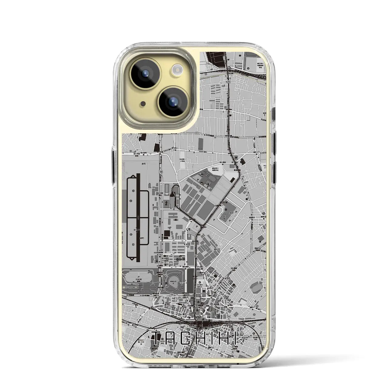 【立飛(東京都)】地図柄iPhoneケース(MagSafeタイプ)
