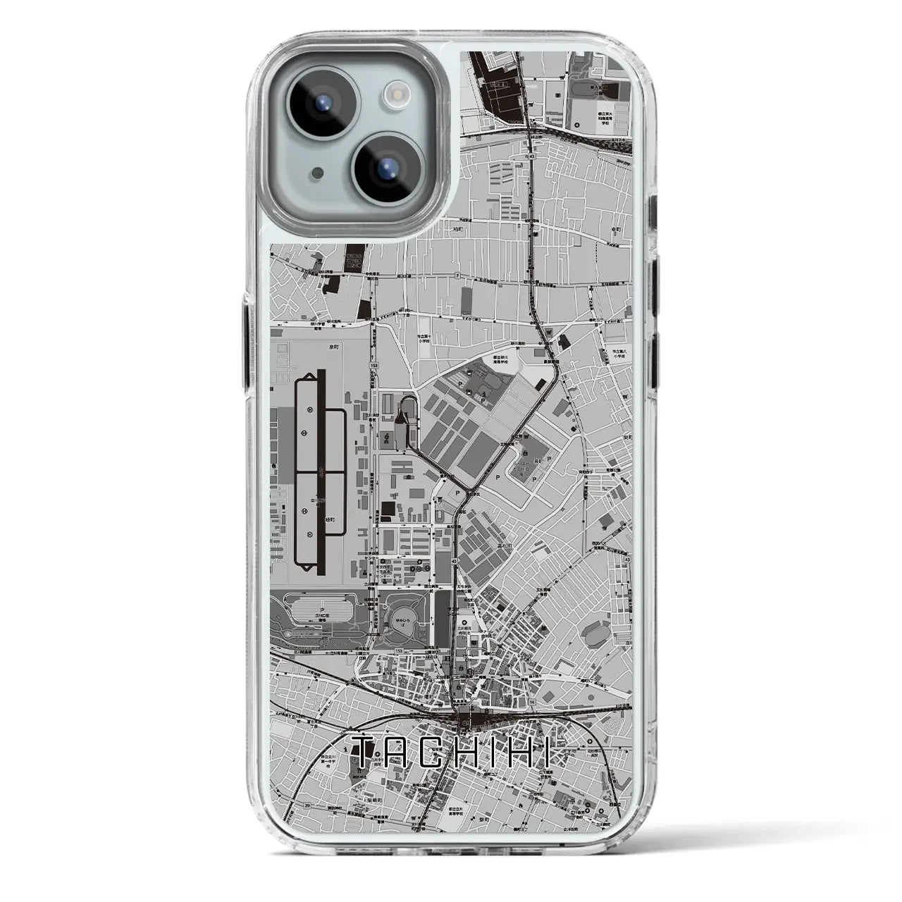 【立飛(東京都)】地図柄iPhoneケース(MagSafeタイプ)