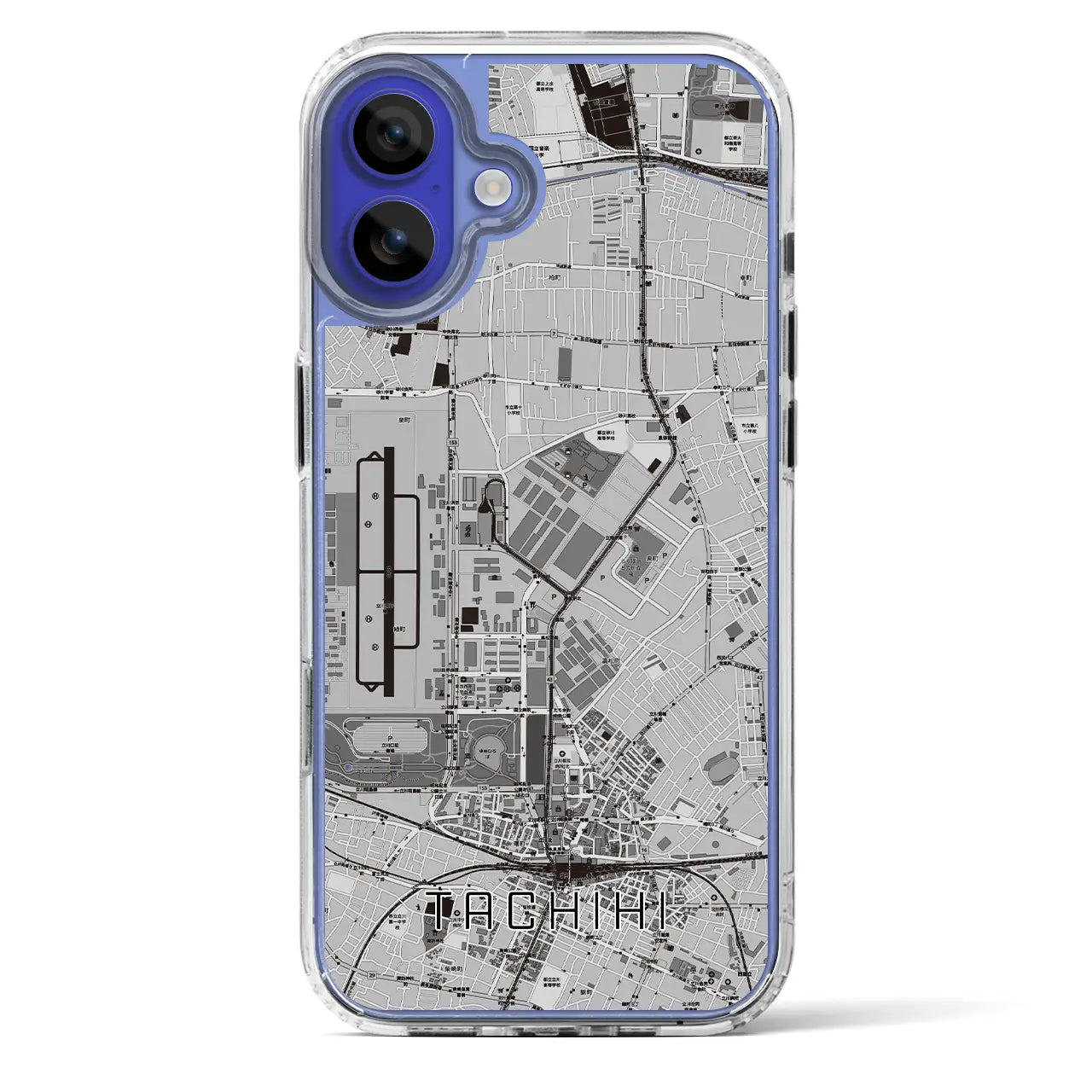 【立飛(東京都)】地図柄iPhoneケース(MagSafeタイプ)