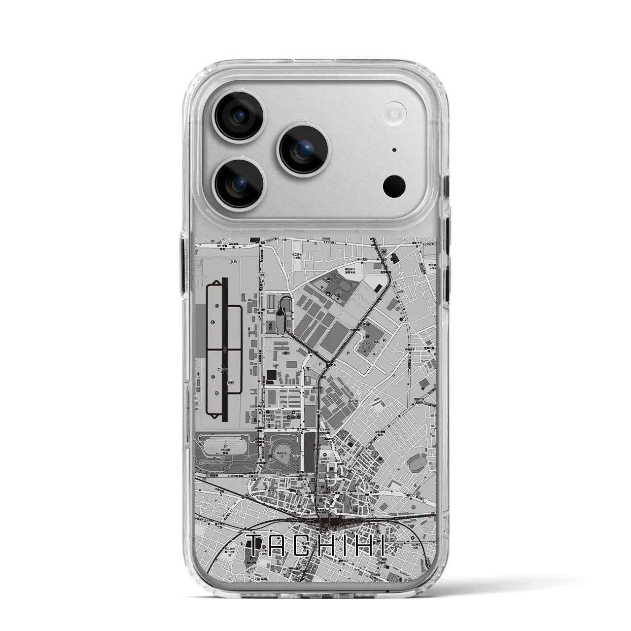 【立飛(東京都)】地図柄iPhoneケース(MagSafeタイプ)