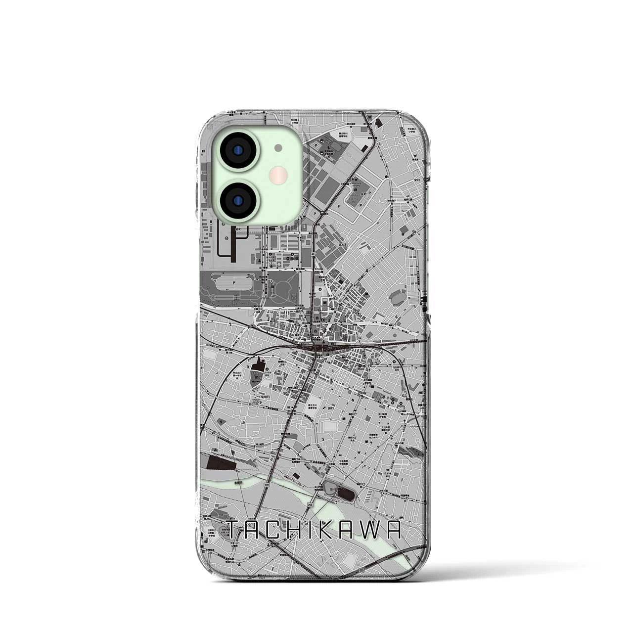 【立川(東京都)】地図柄iPhoneケース(クリアタイプ)