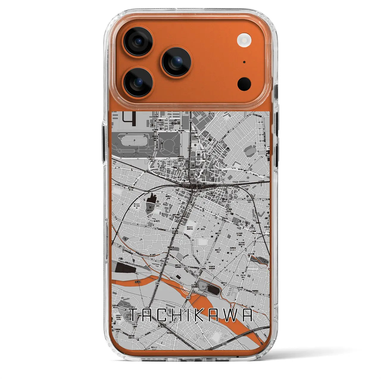 【立川(東京都)】地図柄iPhoneケース(MagSafeタイプ)