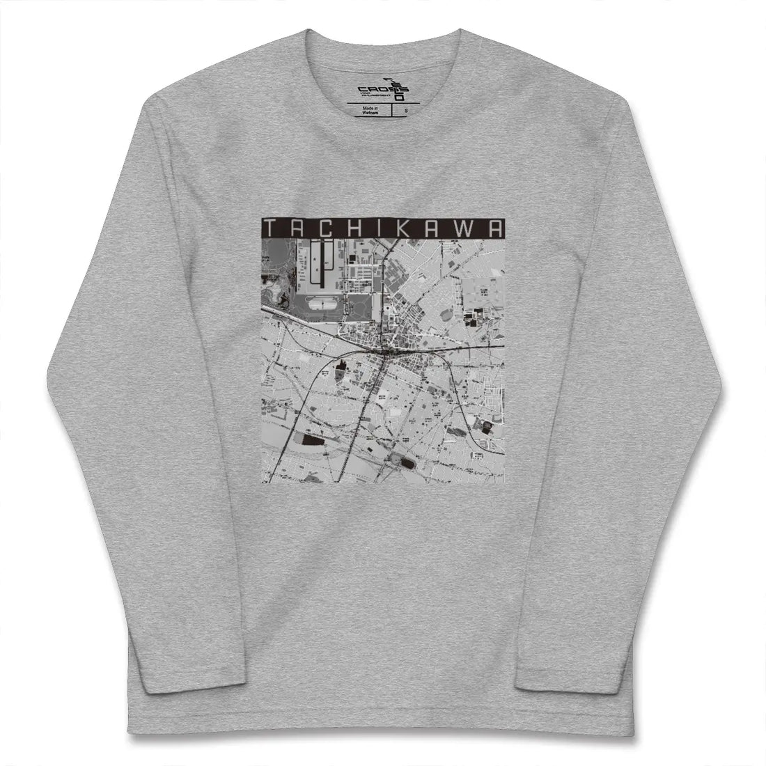 【立川(東京都)】地図柄ロングスリーブTシャツ