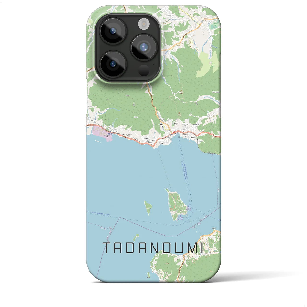【忠海(広島県)】地図柄iPhoneケース(バックカバータイプ)