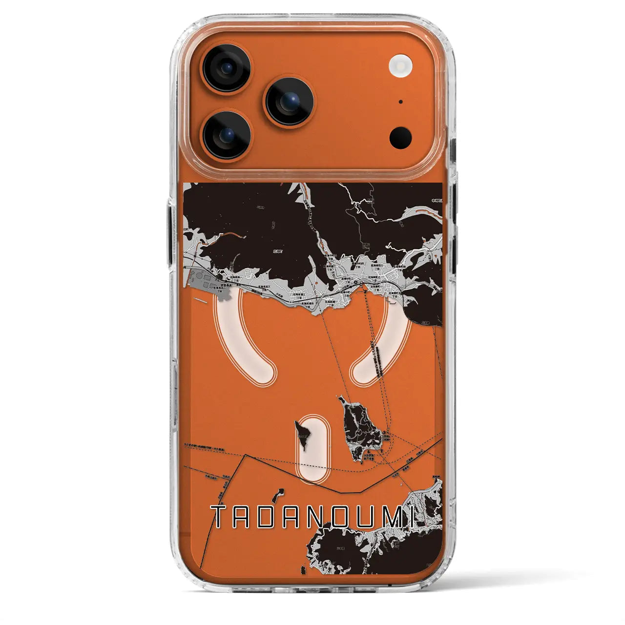 【忠海(広島県)】地図柄iPhoneケース(MagSafeタイプ)