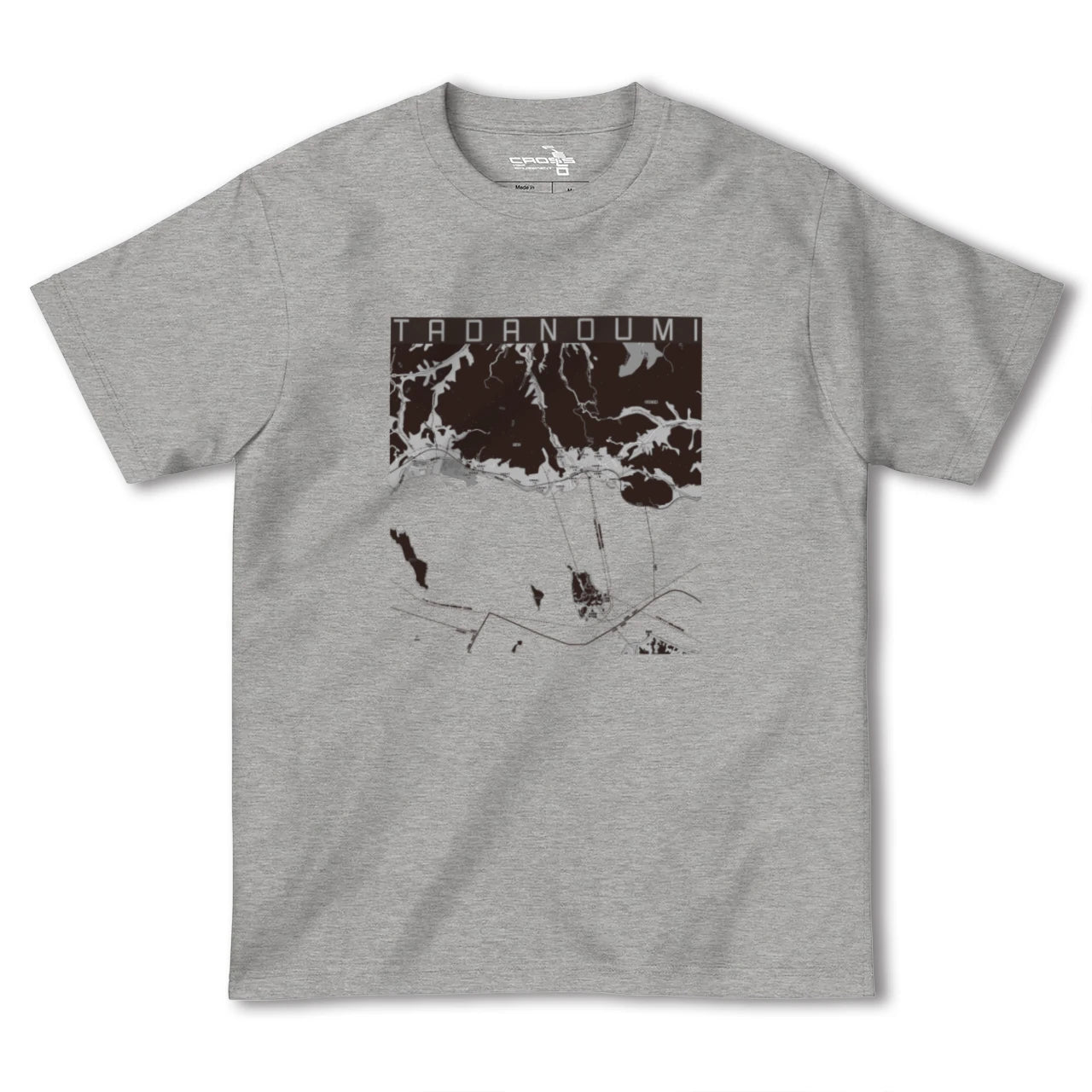【忠海(広島県)】地図柄ヘビーウェイトTシャツ
