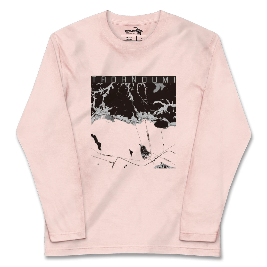 【忠海(広島県)】地図柄ロングスリーブTシャツ