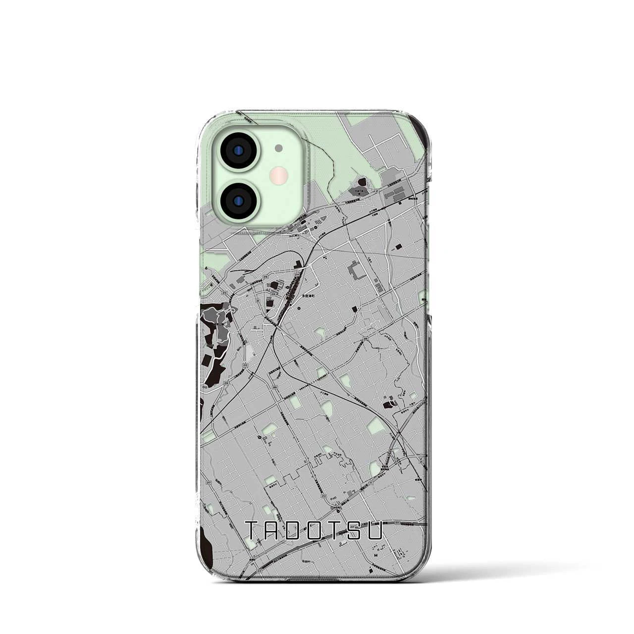 【多度津(香川県)】地図柄iPhoneケース(クリアタイプ)