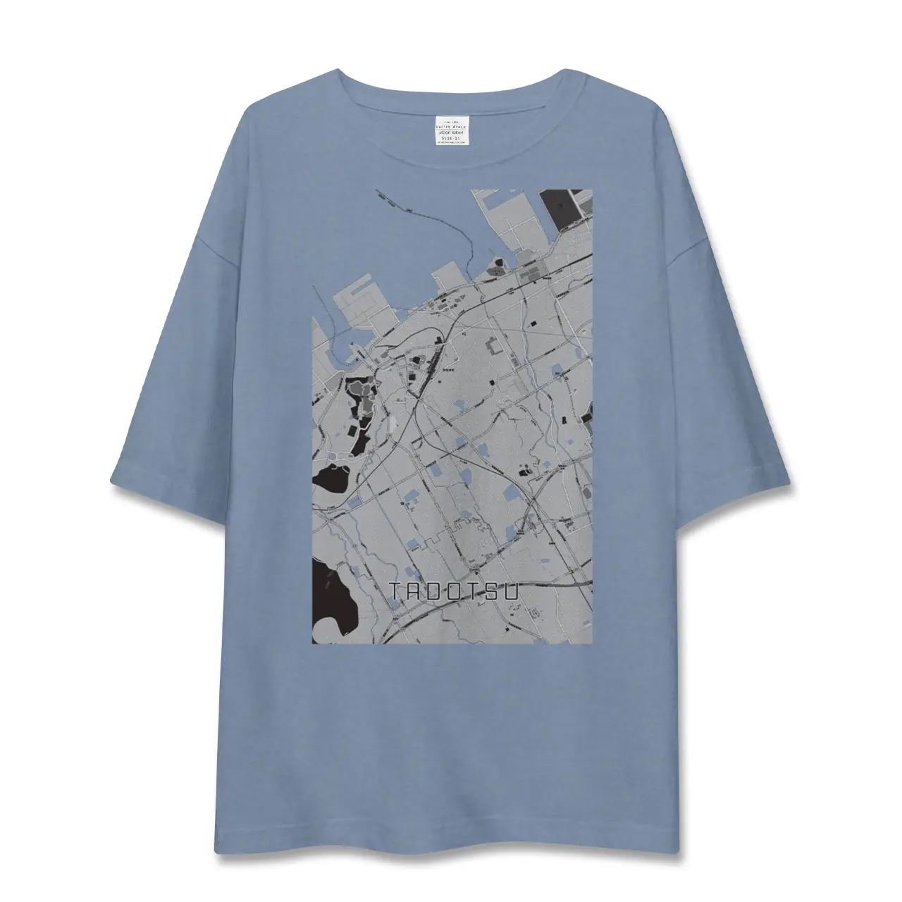 【多度津(香川県)】地図柄ビッグシルエットTシャツ