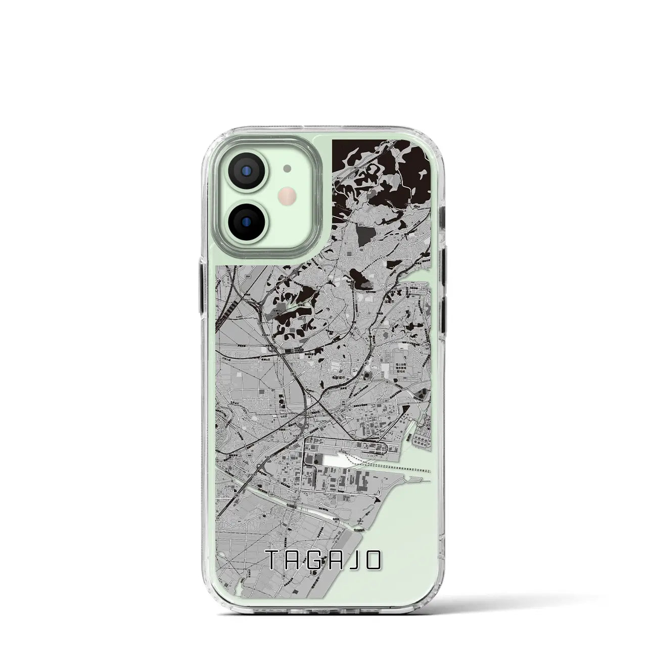 【多賀城(宮城県)】地図柄iPhoneケース(MagSafeタイプ)