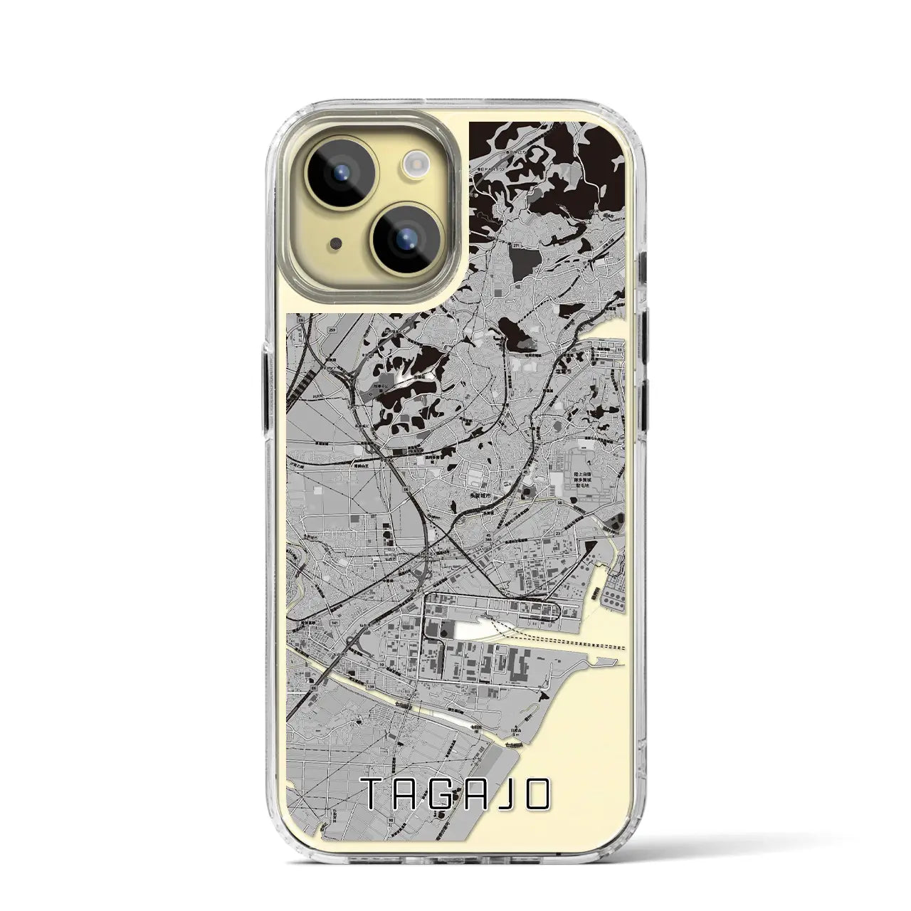 【多賀城(宮城県)】地図柄iPhoneケース(MagSafeタイプ)