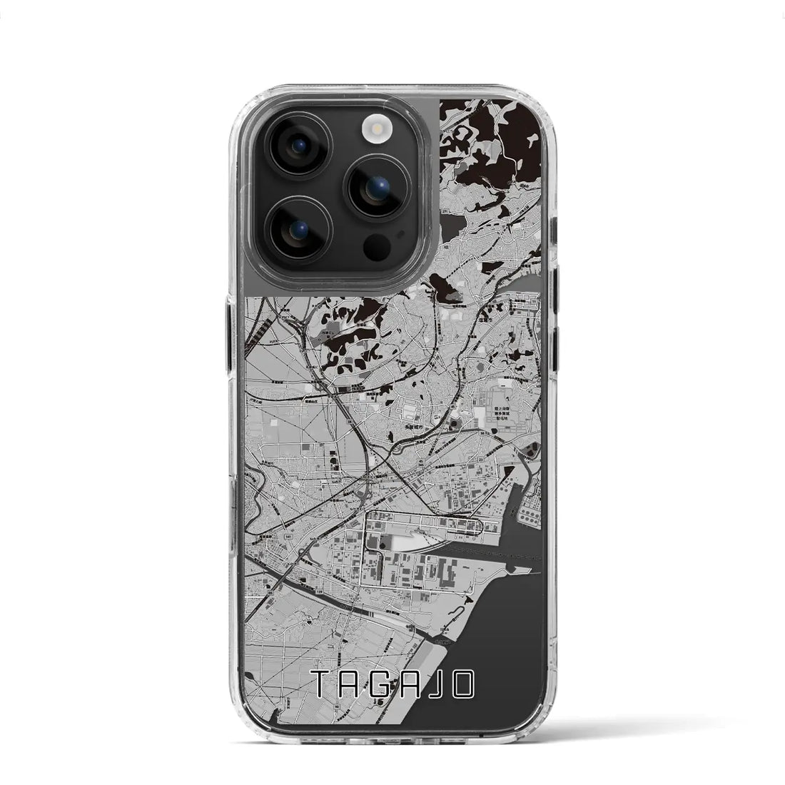 【多賀城(宮城県)】地図柄iPhoneケース(MagSafeタイプ)