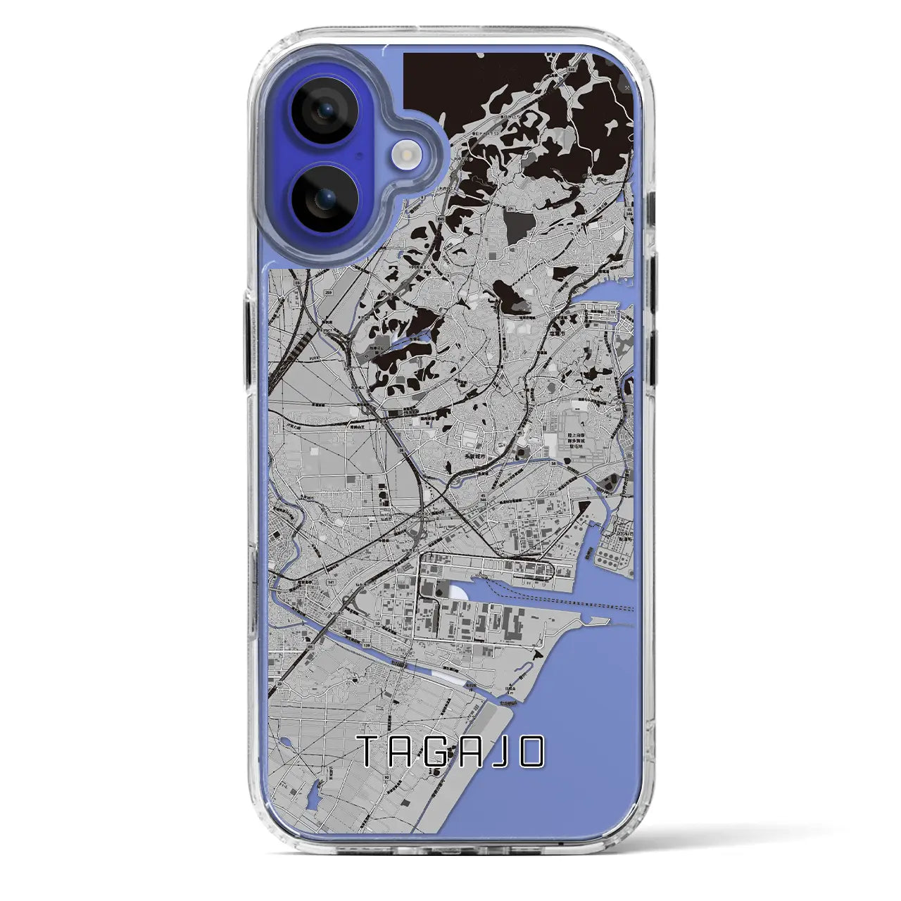 【多賀城(宮城県)】地図柄iPhoneケース(MagSafeタイプ)
