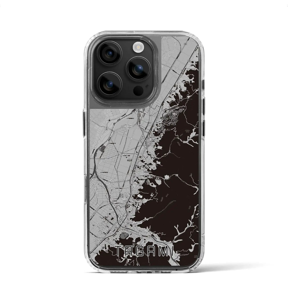 【田上(新潟県)】地図柄iPhoneケース(MagSafeタイプ)