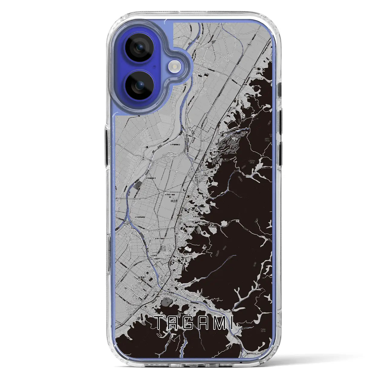 【田上(新潟県)】地図柄iPhoneケース(MagSafeタイプ)