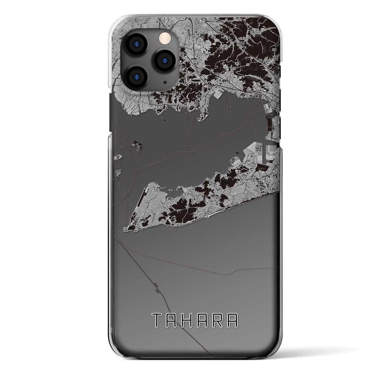 【田原(愛知県)】地図柄iPhoneケース(クリアタイプ)