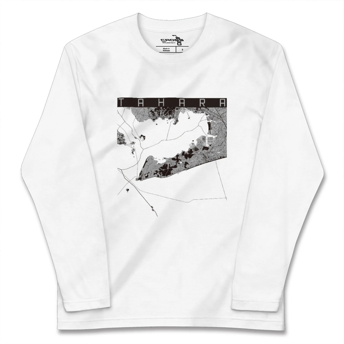 【田原(愛知県)】地図柄ロングスリーブTシャツ
