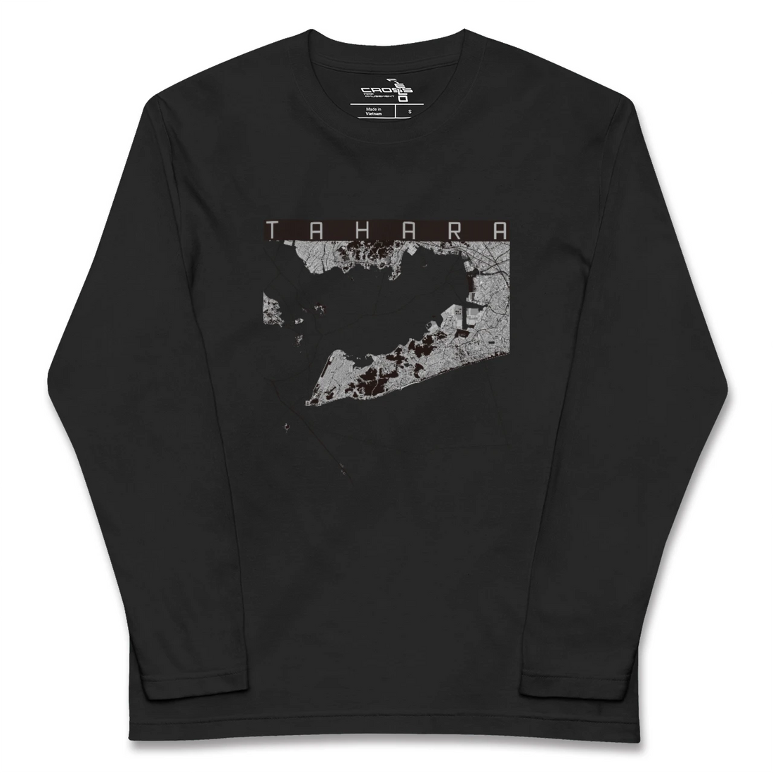 【田原(愛知県)】地図柄ロングスリーブTシャツ