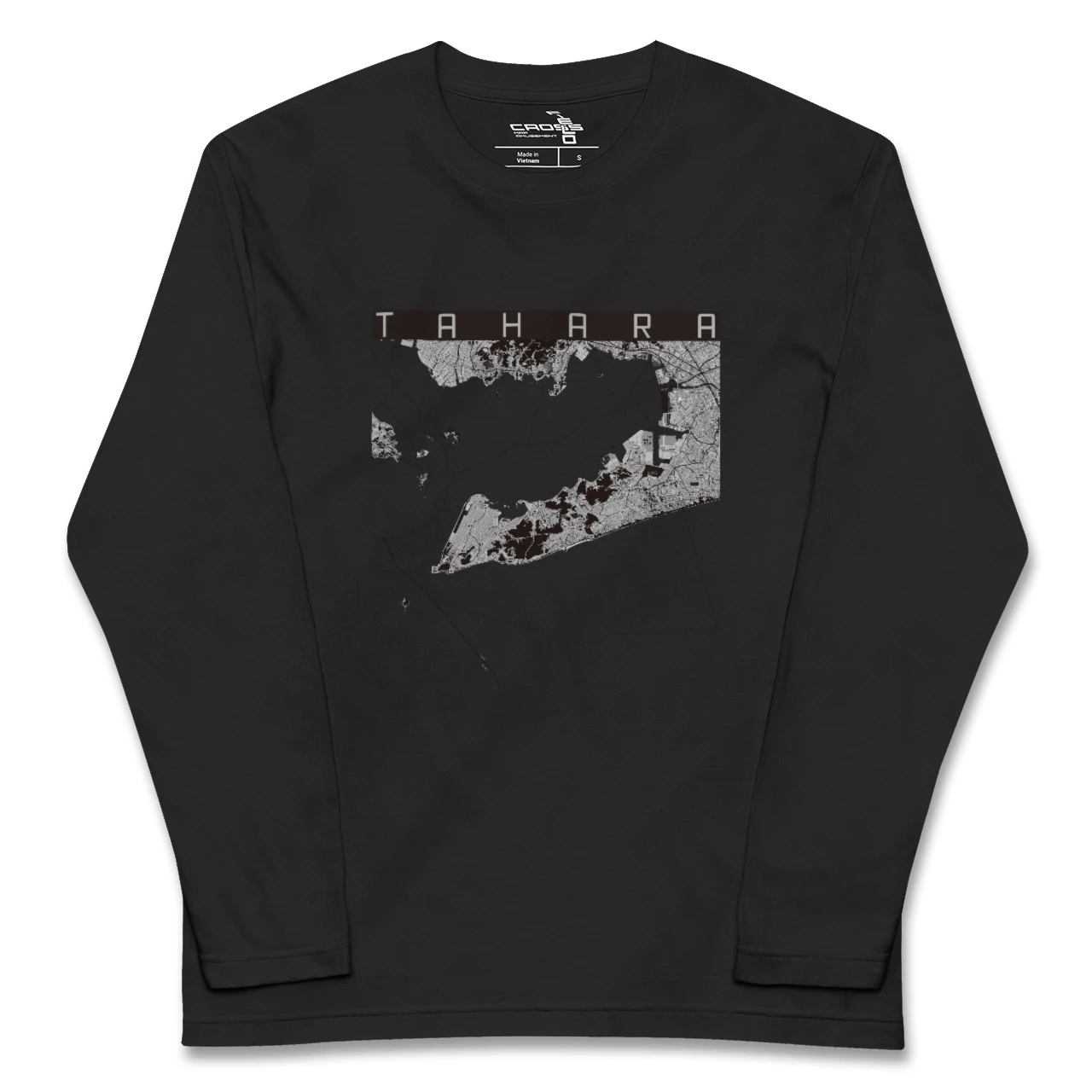 【田原(愛知県)】地図柄ロングスリーブTシャツ