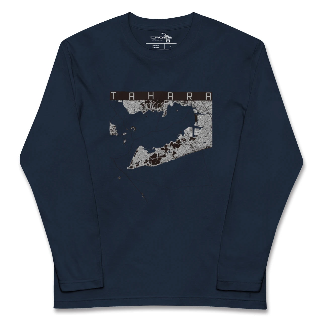 【田原(愛知県)】地図柄ロングスリーブTシャツ