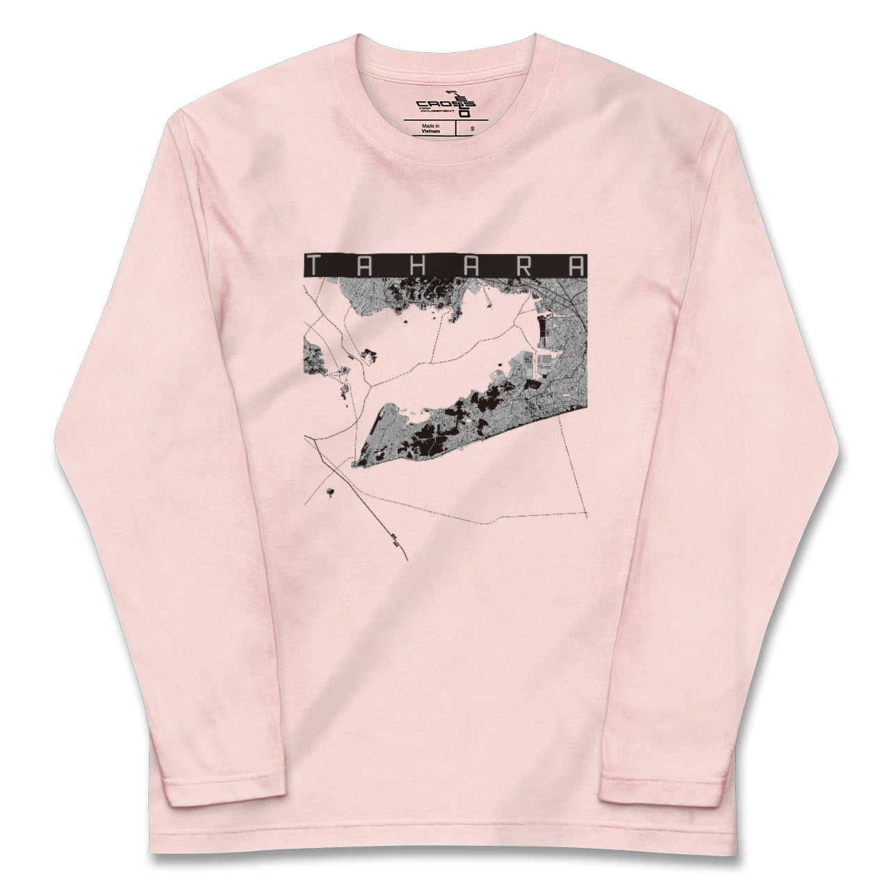 【田原(愛知県)】地図柄ロングスリーブTシャツ