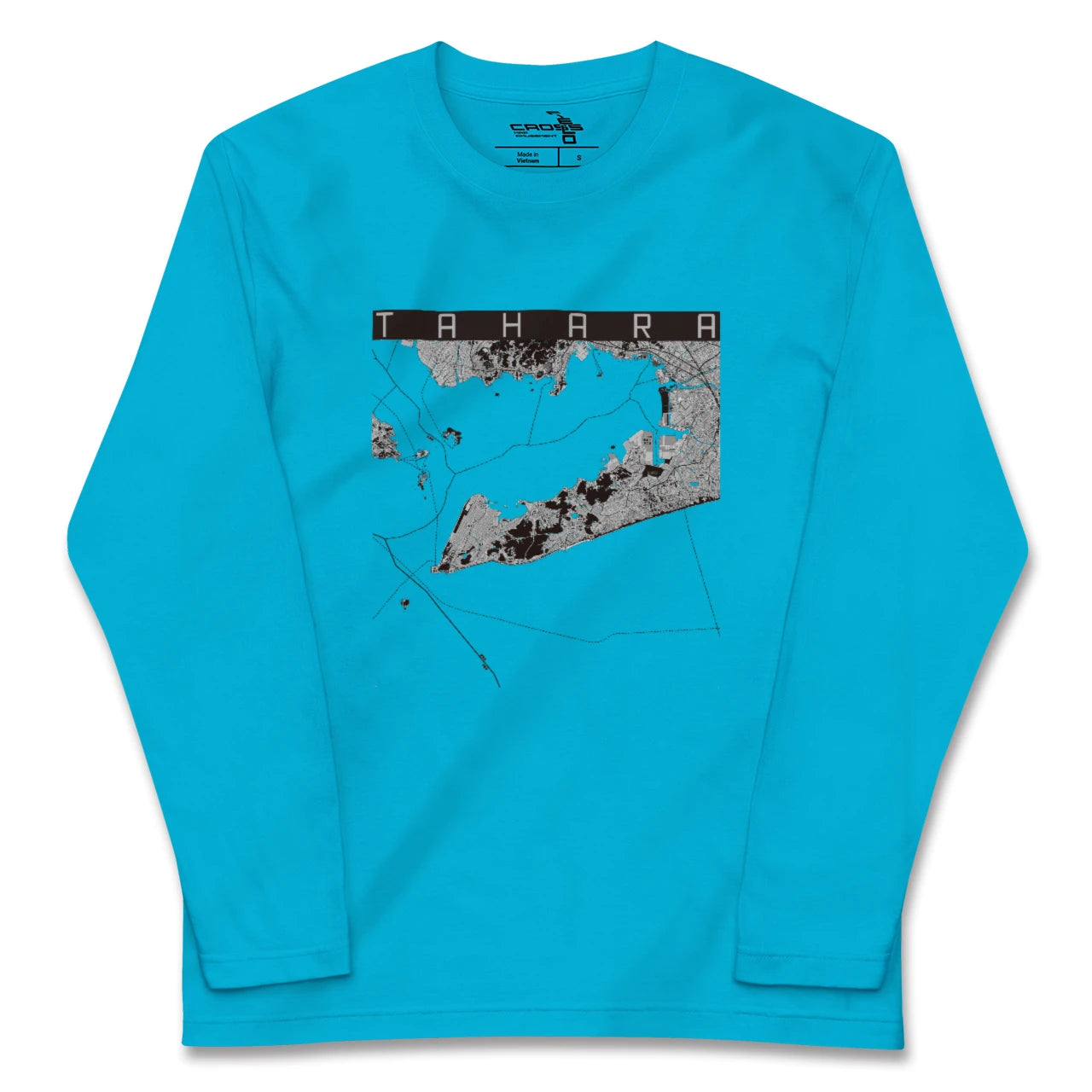 【田原(愛知県)】地図柄ロングスリーブTシャツ