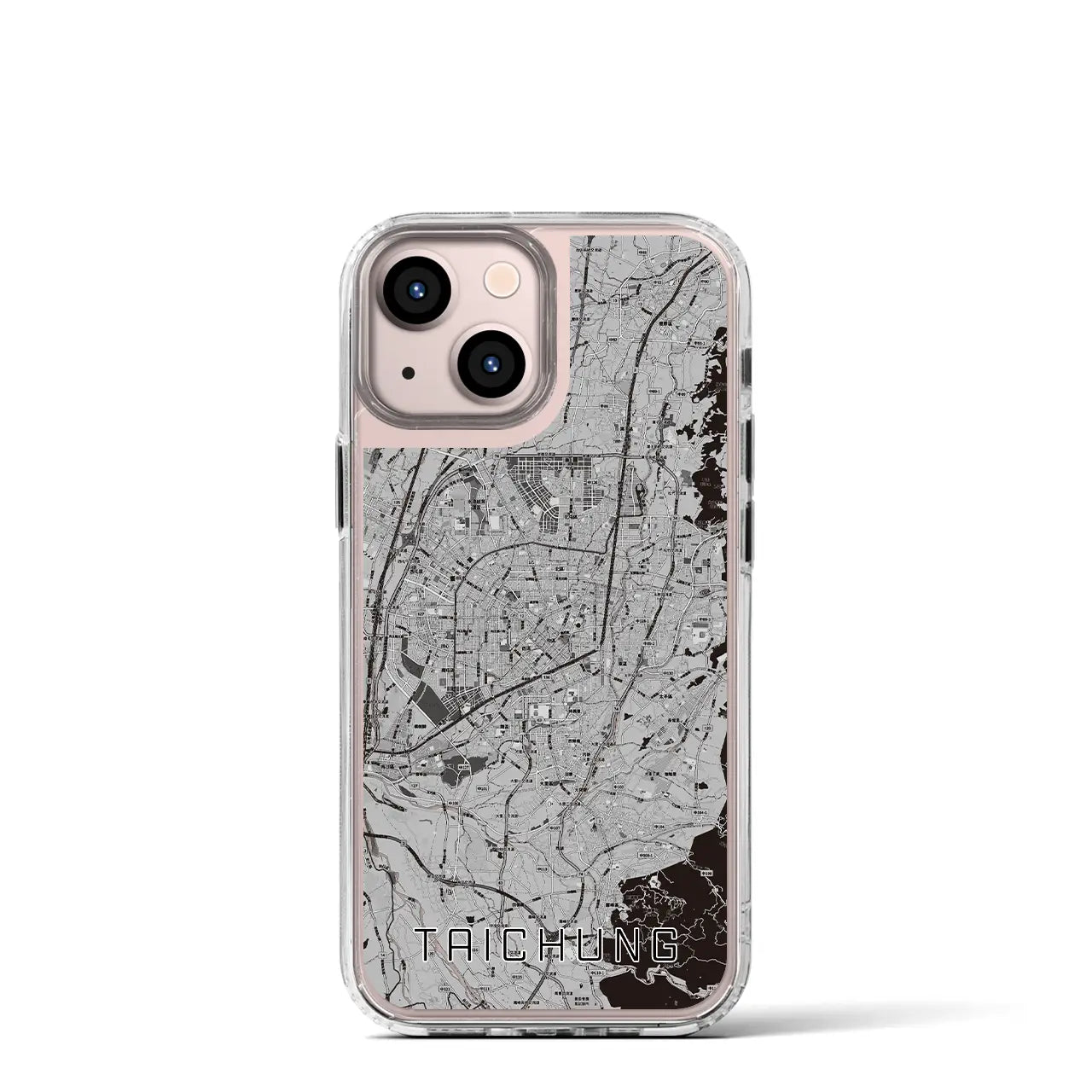 【台中(台湾)】地図柄iPhoneケース(MagSafeタイプ)