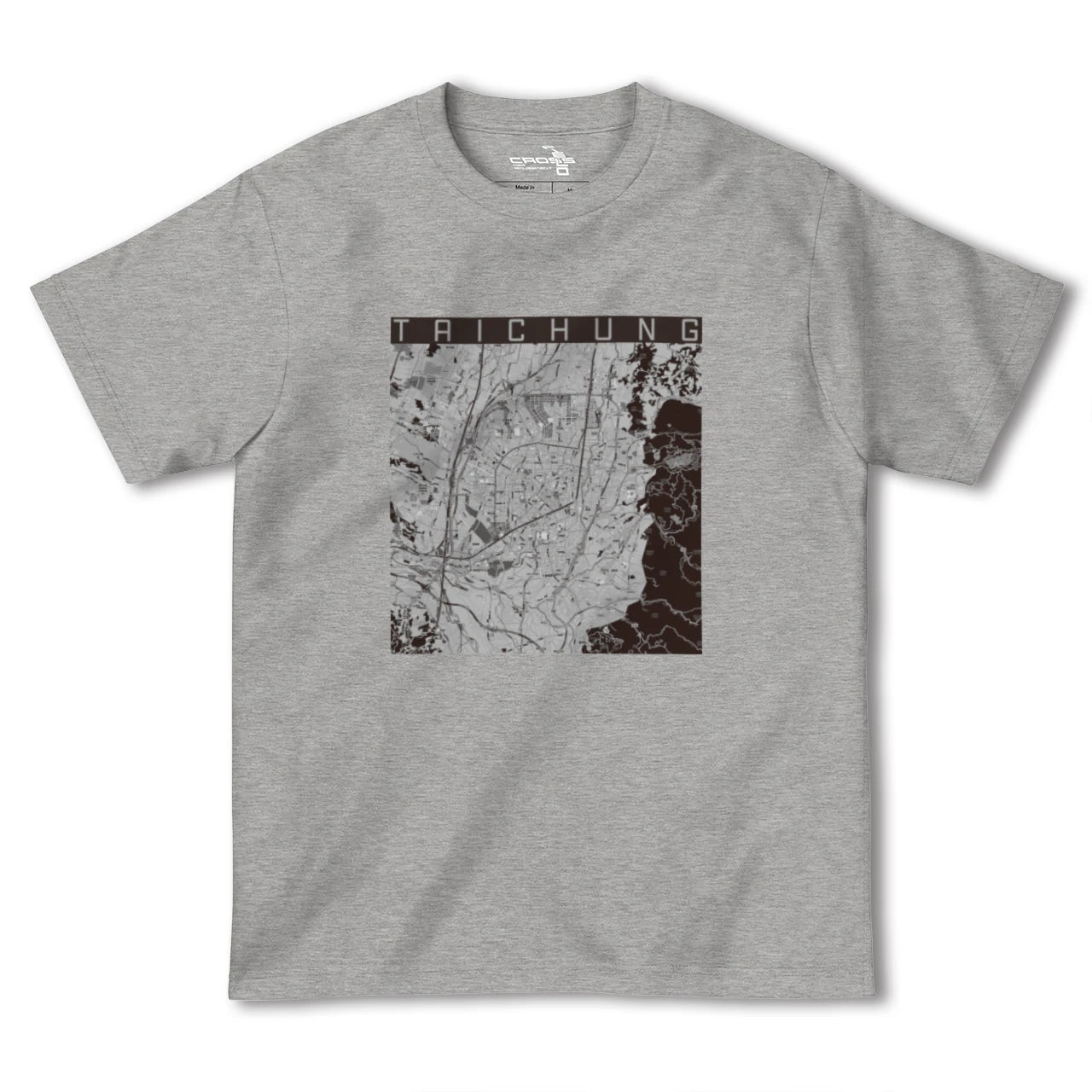 【台中(台湾)】地図柄ヘビーウェイトTシャツ