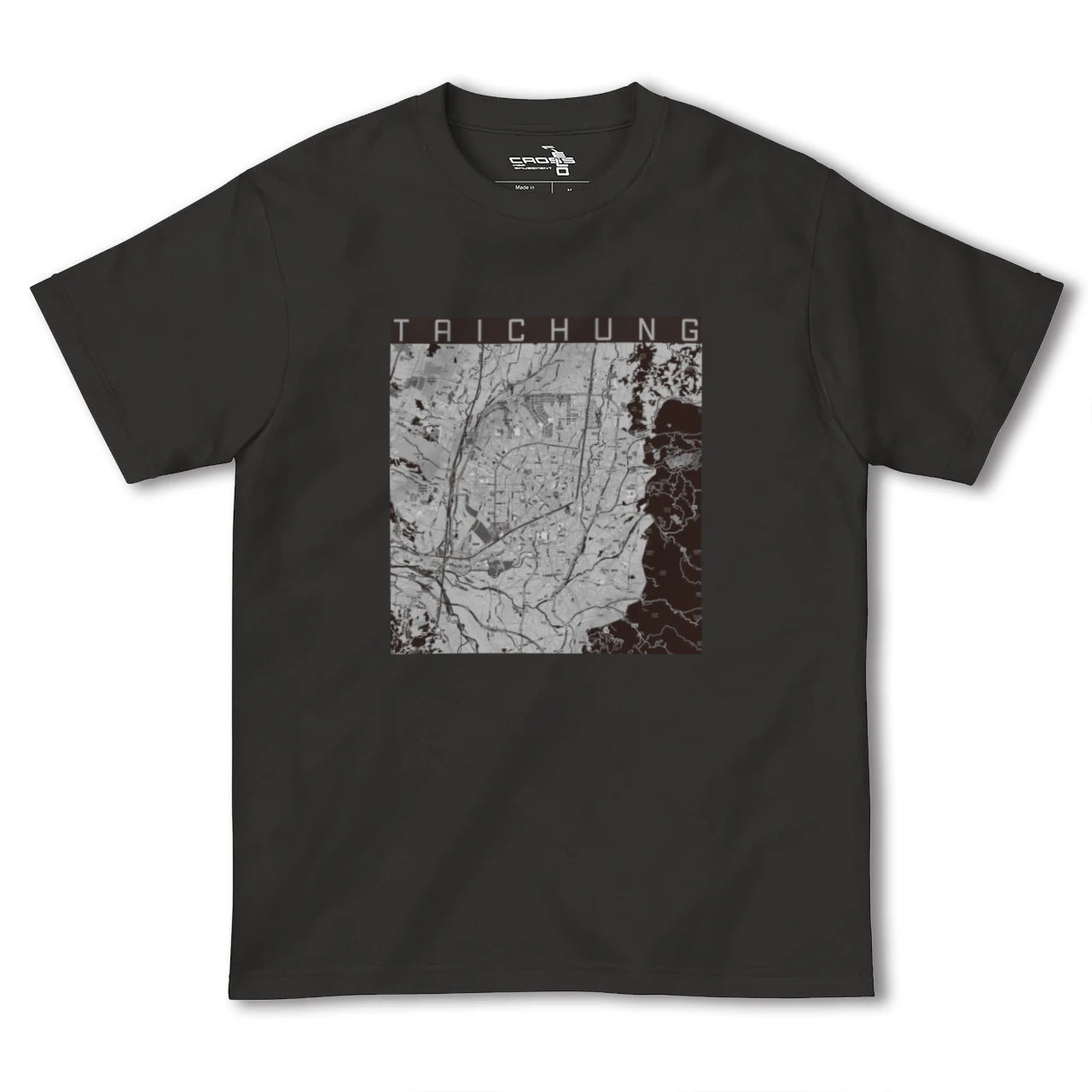 【台中(台湾)】地図柄ヘビーウェイトTシャツ