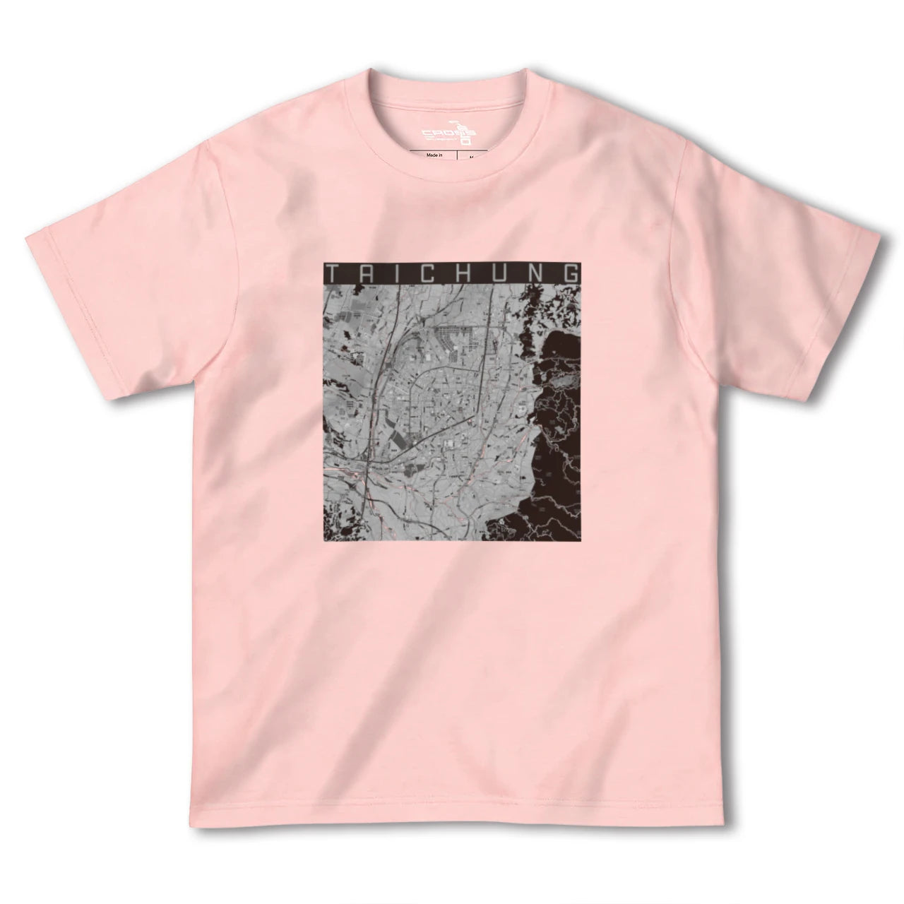 【台中(台湾)】地図柄ヘビーウェイトTシャツ