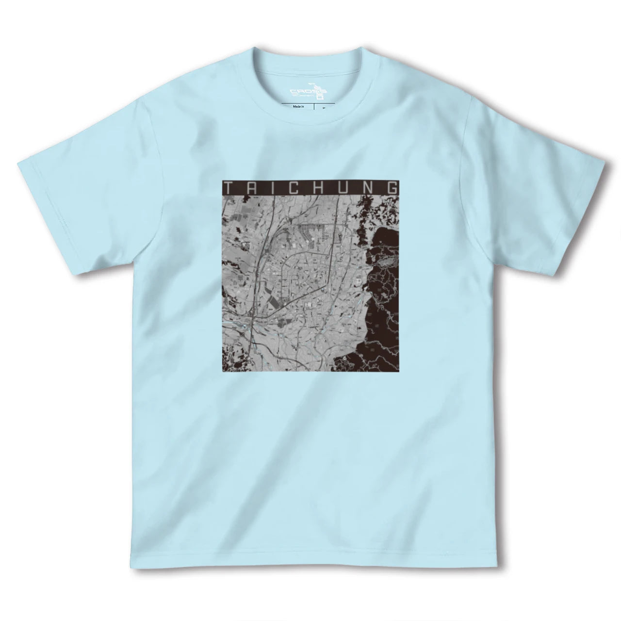 【台中(台湾)】地図柄ヘビーウェイトTシャツ