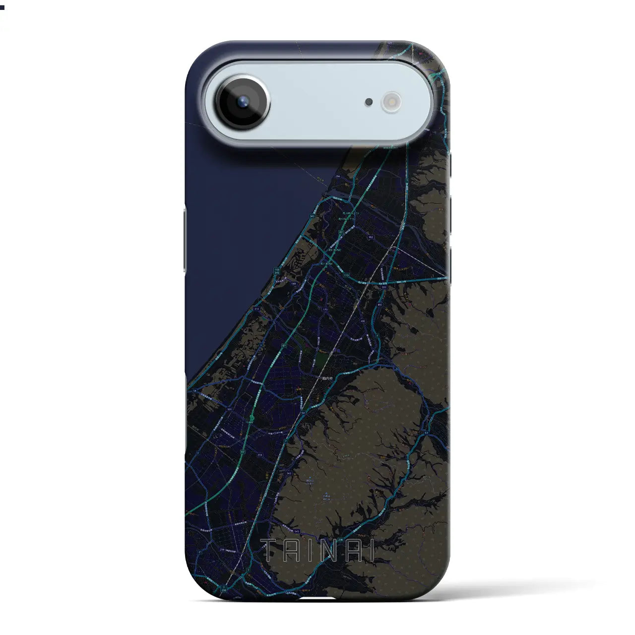 【胎内(新潟県)】地図柄iPhoneケース(バックカバータイプ)